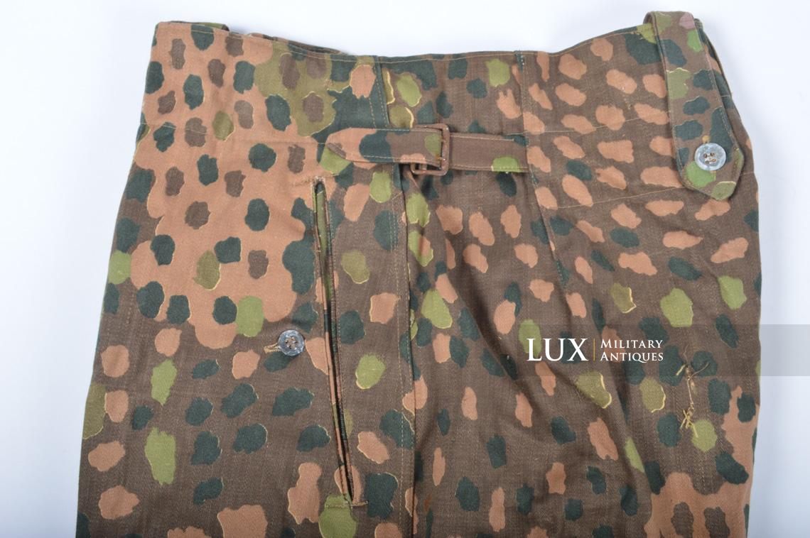 Unissued Waffen-SS M44 dot pattern camouflage trousers, « Smooth Cotton » - photo 7