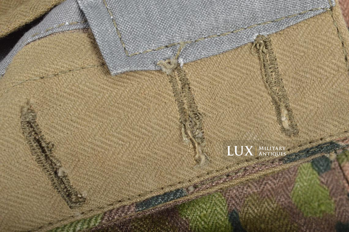 Unissued Waffen-SS M44 dot pattern camouflage combat trousers, « 847 » - photo 24