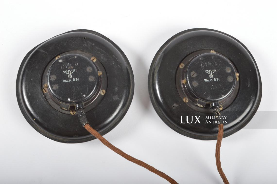 Unissued German Panzer/Armored headphones, « DFH.B 44 » - photo 13