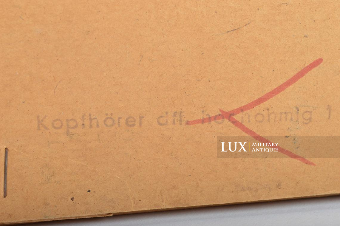 Unissued German Panzer/Armored headphones, « DFH.B 44 » - photo 27