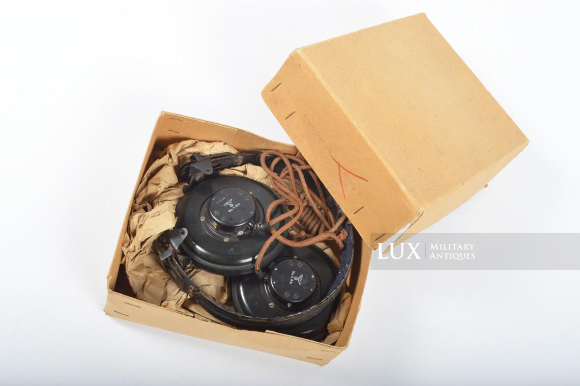Unissued German Panzer/Armored headphones, « DFH.B 44 » - photo 4