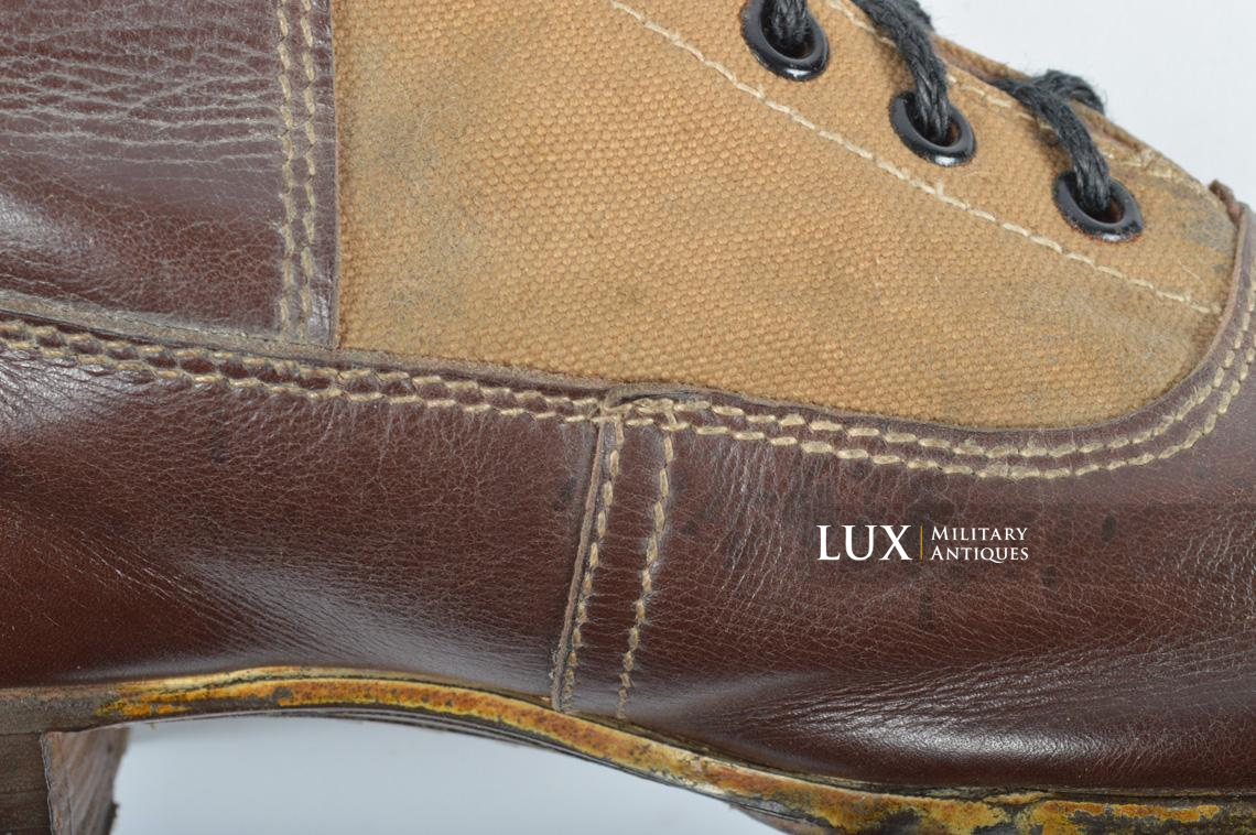 Unissued Luftwaffe tropical combat boots - photo 19