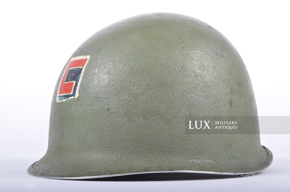USM1 69th Infantry division fixed bale helmet, « fighting 69th » - photo 4