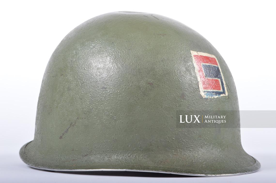 USM1 69th Infantry division fixed bale helmet, « fighting 69th » - photo 9