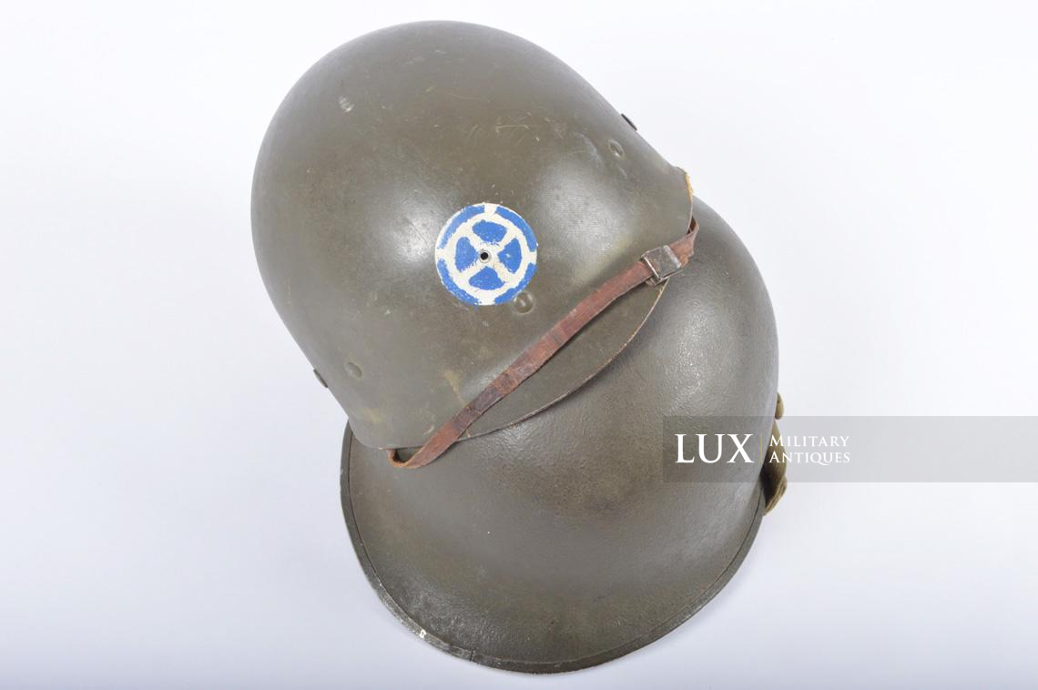 USM1 35th Infantry Division combat helmet and liner - photo 4