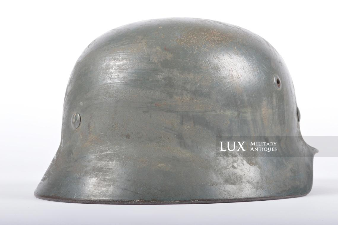 M35 Kriegsmarine coastal artillery camouflage combat helmet, « ET66 » - photo 12