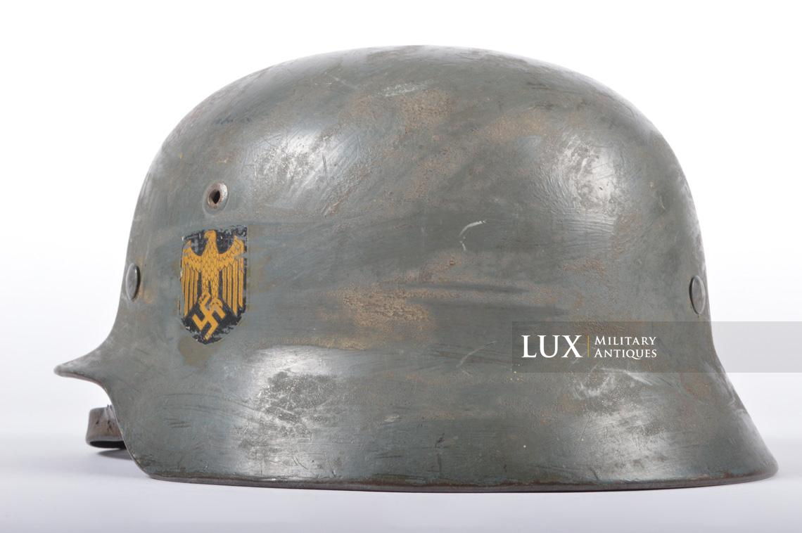 M35 Kriegsmarine coastal artillery camouflage combat helmet, « ET66 » - photo 14