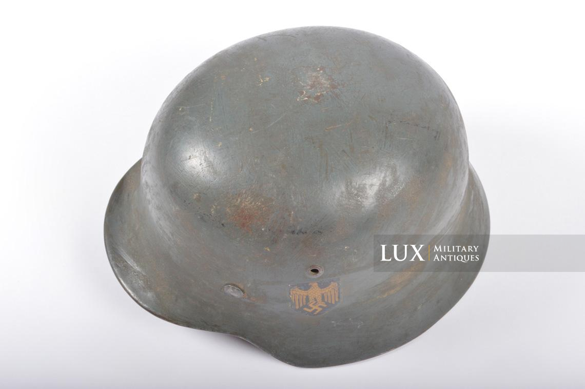 M35 Kriegsmarine coastal artillery camouflage combat helmet, « ET66 » - photo 15