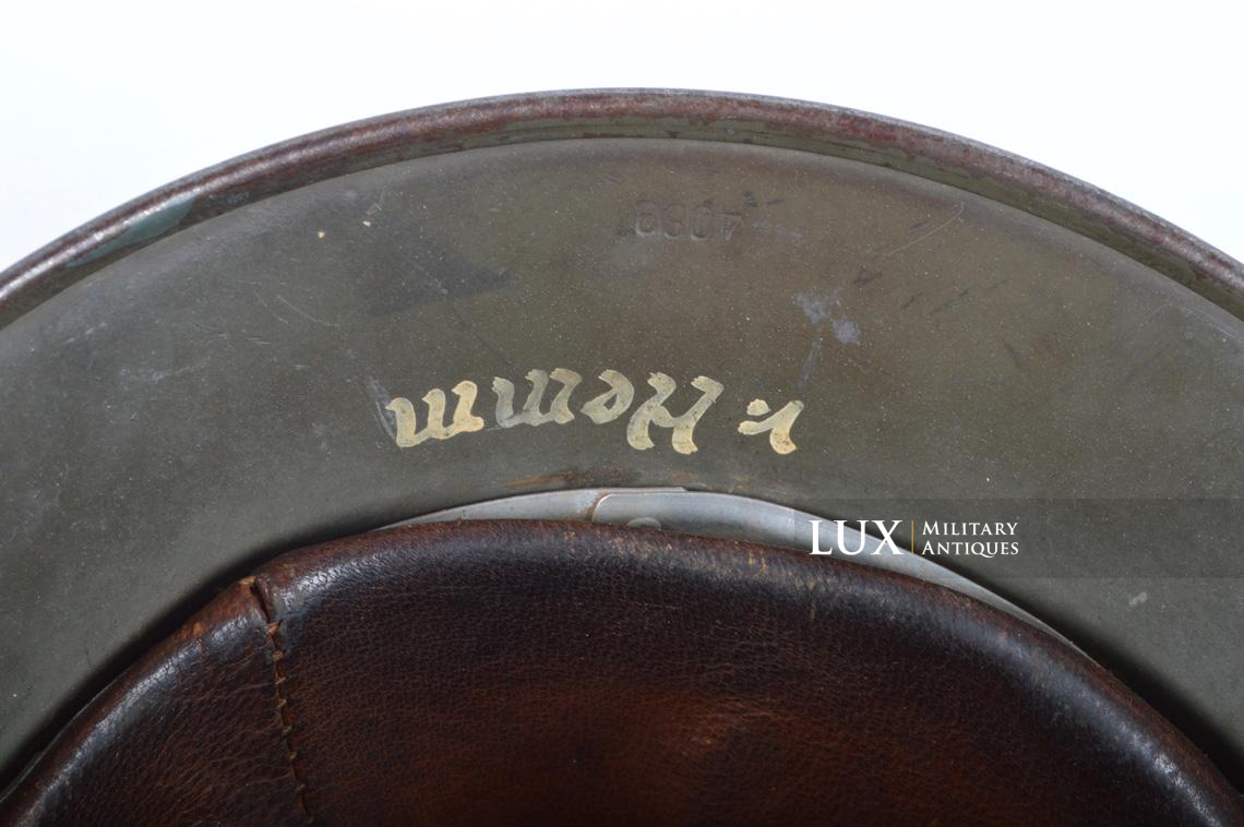 M35 Kriegsmarine coastal artillery camouflage combat helmet, « ET66 » - photo 23