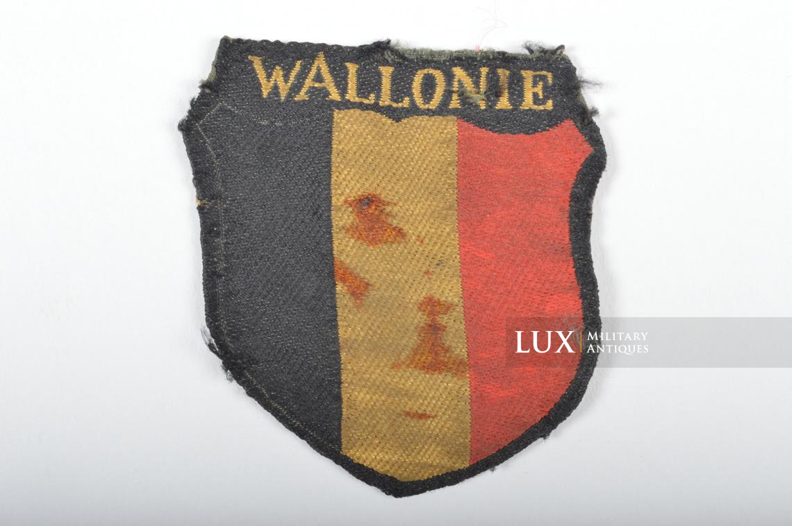 Heer/Waffen-SS foreign volunteer « Wallonie » BeVo sleeve badge - photo 4