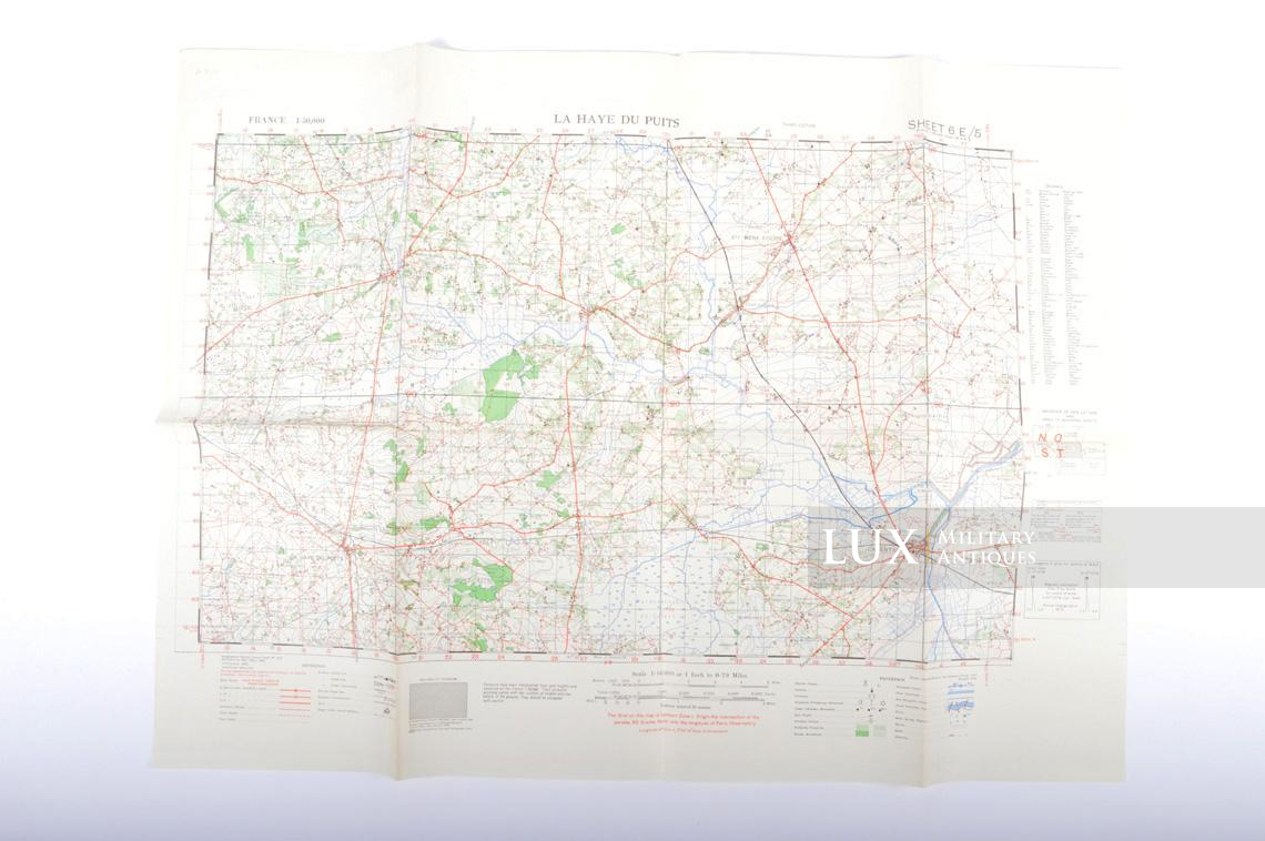 US Army D-DAY map, « LA-HAYE-DU-PUITS », Normandy, 1943 - photo 4