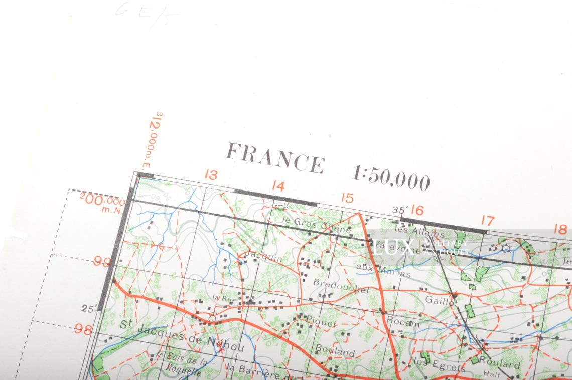 US Army D-DAY map, « LA-HAYE-DU-PUITS », Normandy, 1943 - photo 9