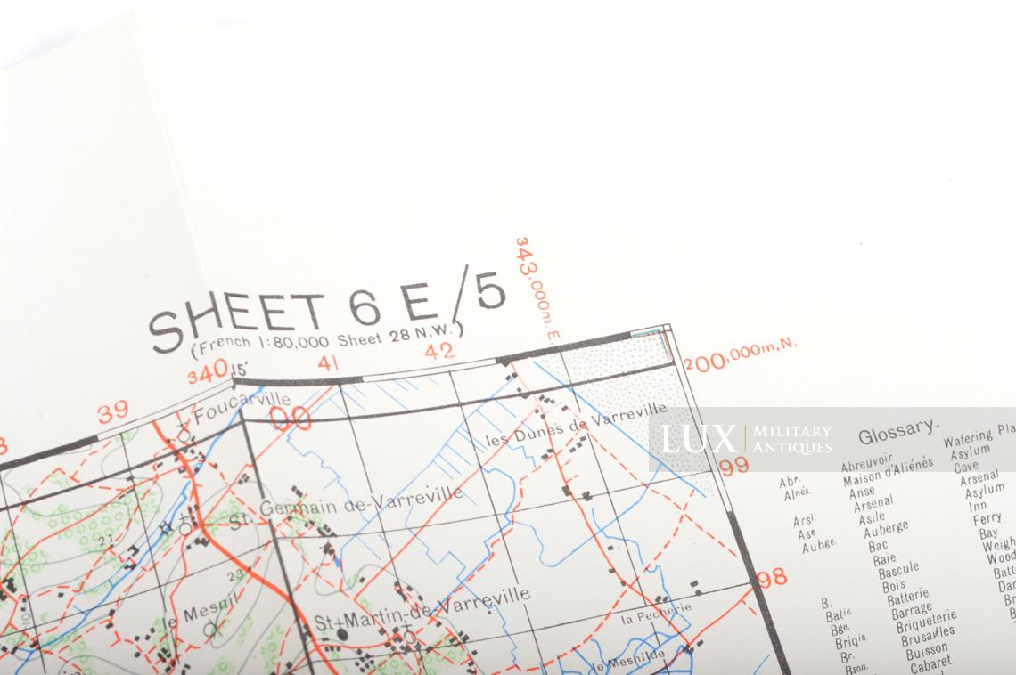 US Army D-DAY map, « LA-HAYE-DU-PUITS », Normandy, 1943 - photo 10