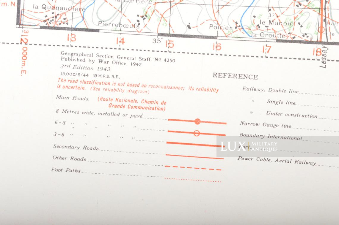US Army D-DAY map, « LA-HAYE-DU-PUITS », Normandy, 1943 - photo 11