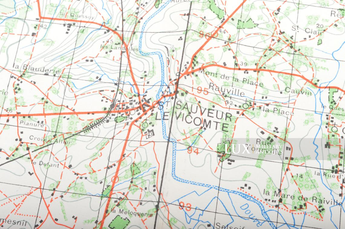 US Army D-DAY map, « LA-HAYE-DU-PUITS », Normandy, 1943 - photo 14