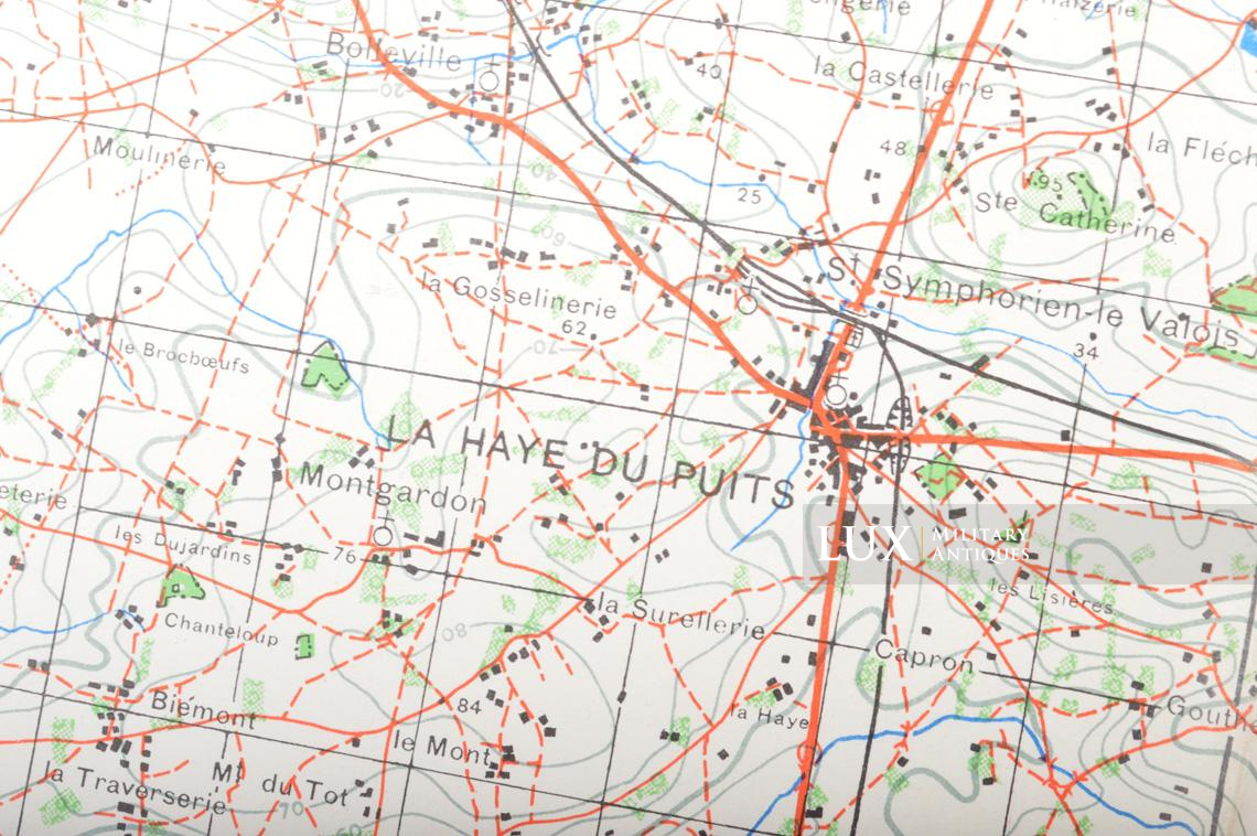 US Army D-DAY map, « LA-HAYE-DU-PUITS », Normandy, 1943 - photo 15