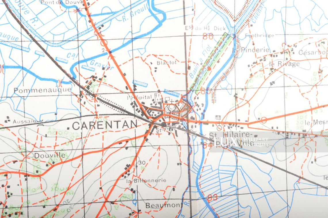 US Army D-DAY map, « LA-HAYE-DU-PUITS », Normandy, 1943 - photo 16