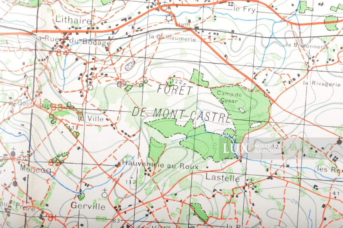 US Army D-DAY map, « LA-HAYE-DU-PUITS », Normandy, 1943 - photo 17