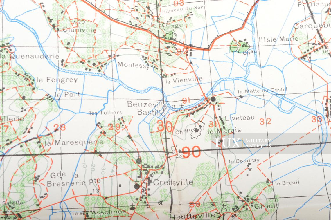 US Army D-DAY map, « LA-HAYE-DU-PUITS », Normandy, 1943 - photo 18