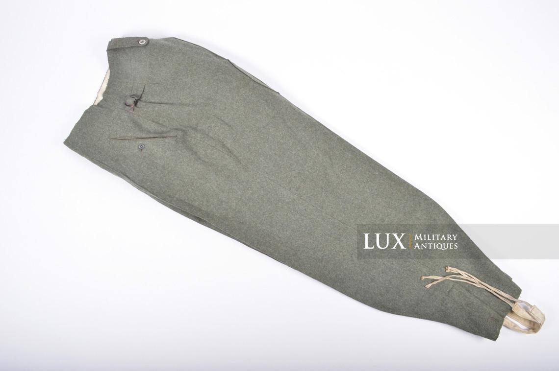Unissued Heer/Waffen-SS M43 combat trousers, « Keilhose » - photo 4
