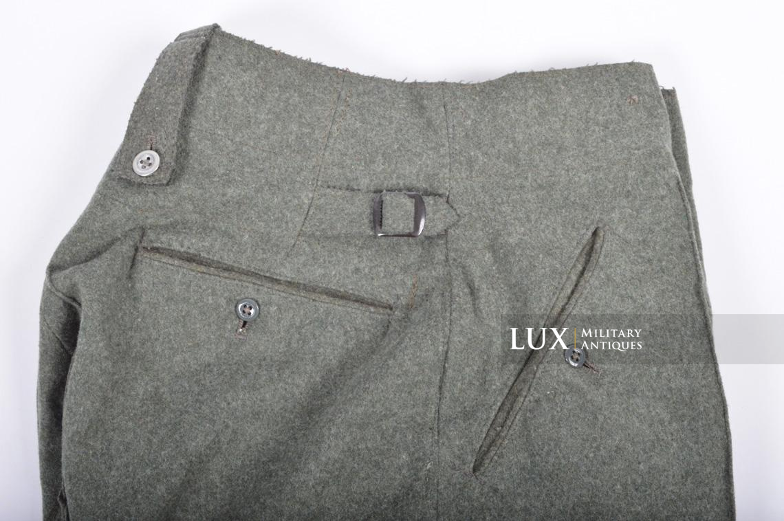 Unissued Heer/Waffen-SS M43 combat trousers, « Keilhose » - photo 10
