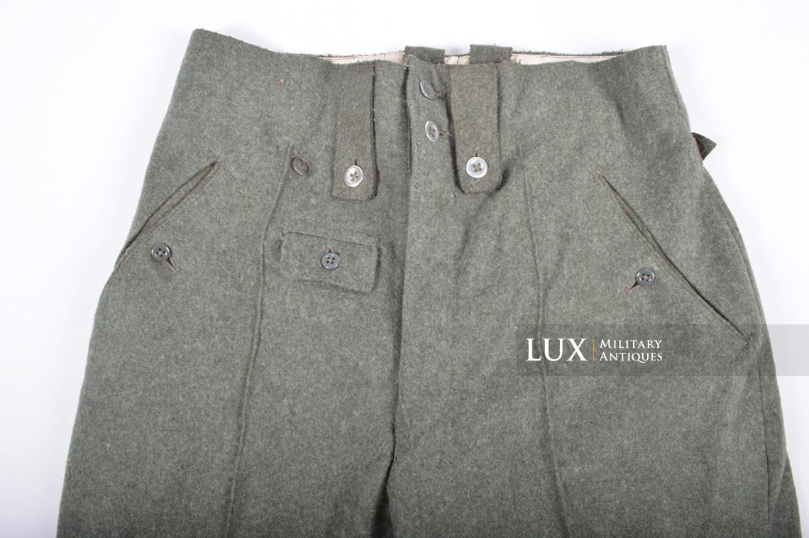 Unissued Heer/Waffen-SS M43 combat trousers, « Keilhose » - photo 14