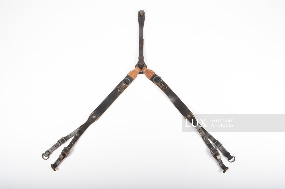 German late war leather combat Y-straps, « RBNr » - photo 4