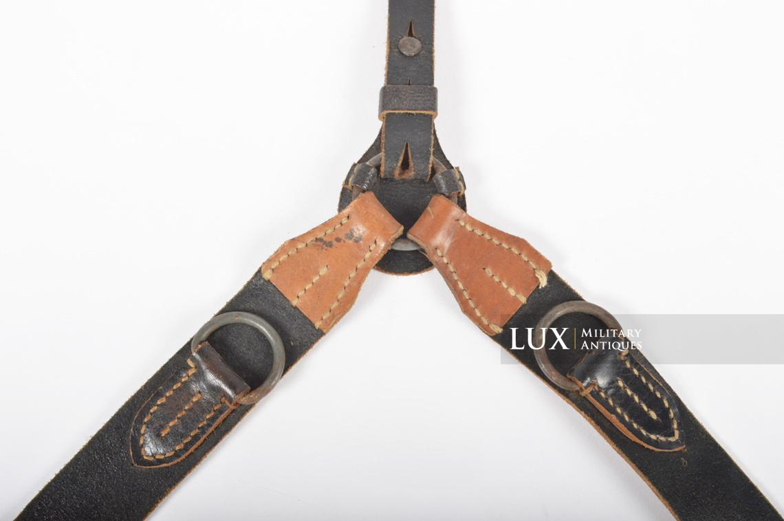 German late war leather combat Y-straps, « RBNr » - photo 10
