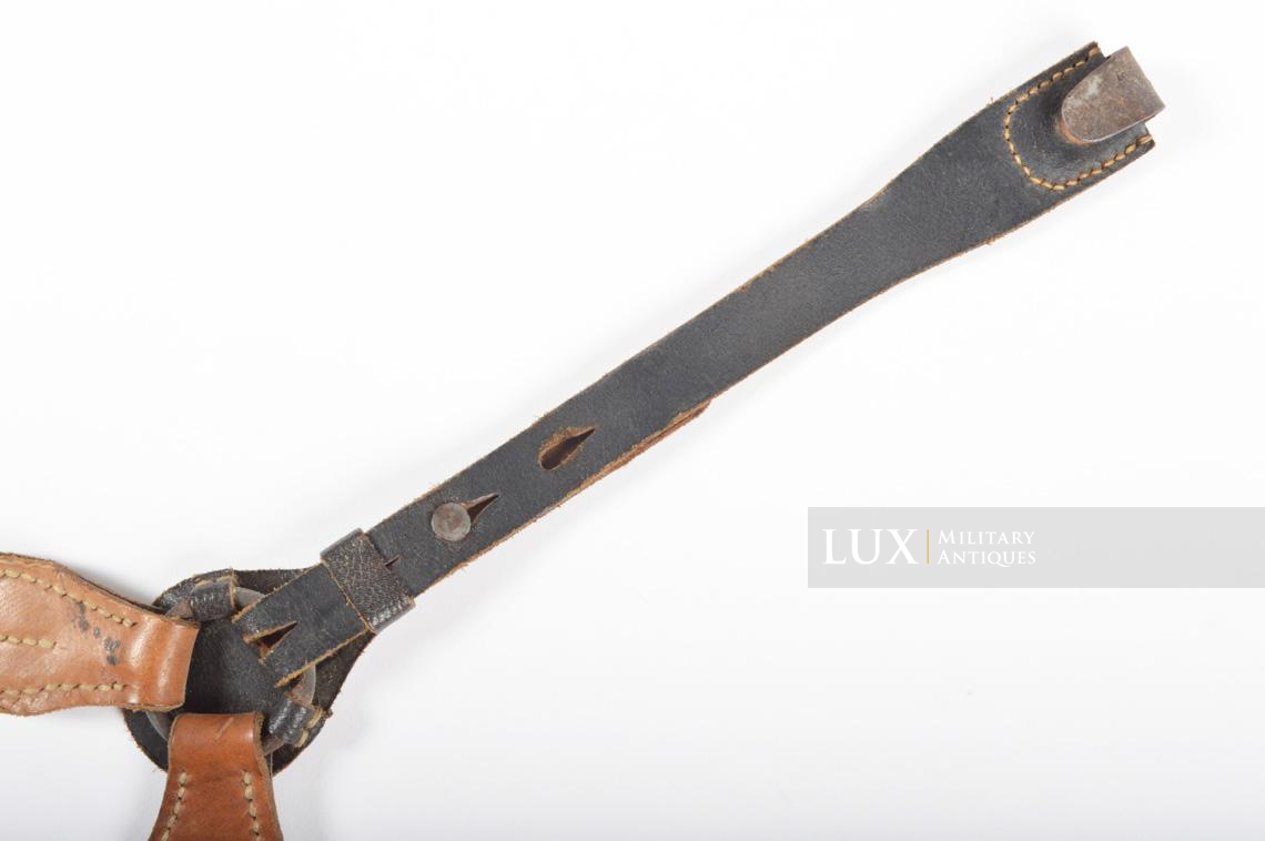 German late war leather combat Y-straps, « RBNr » - photo 11