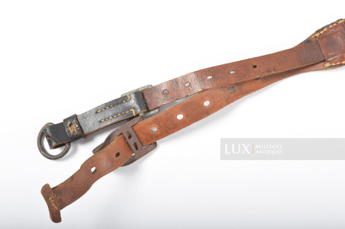 German late war leather combat Y-straps, « RBNr » - photo 13
