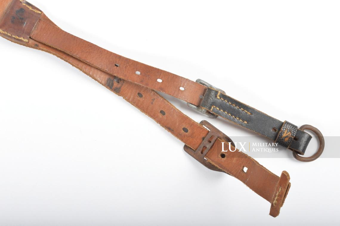 German late war leather combat Y-straps, « RBNr » - photo 14