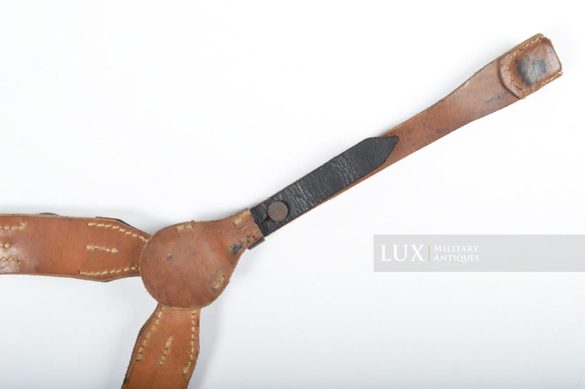 German late war leather combat Y-straps, « RBNr » - photo 17