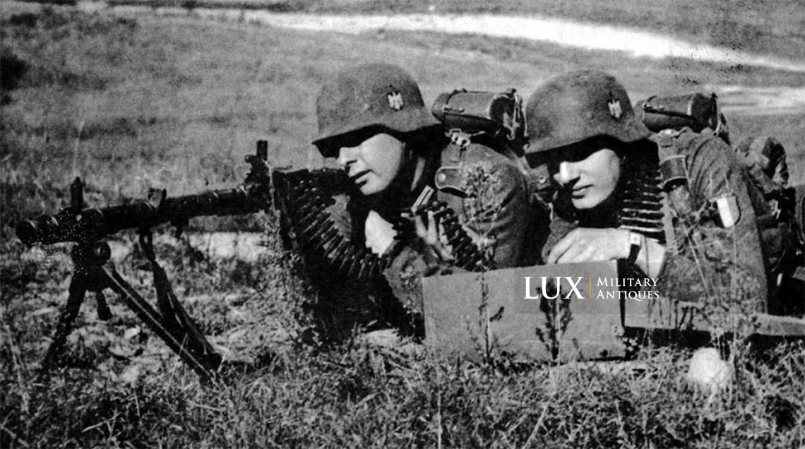 Heer/Waffen-SS foreign volunteer « Wallonie » BeVo sleeve badge - photo 7