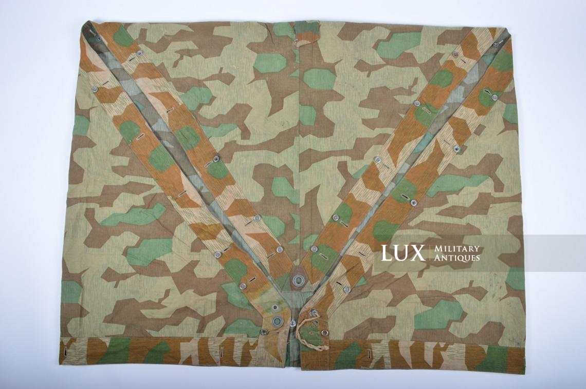 Late-war Heer/Luftwaffe splinter camouflage shelter quarter/poncho - photo 4