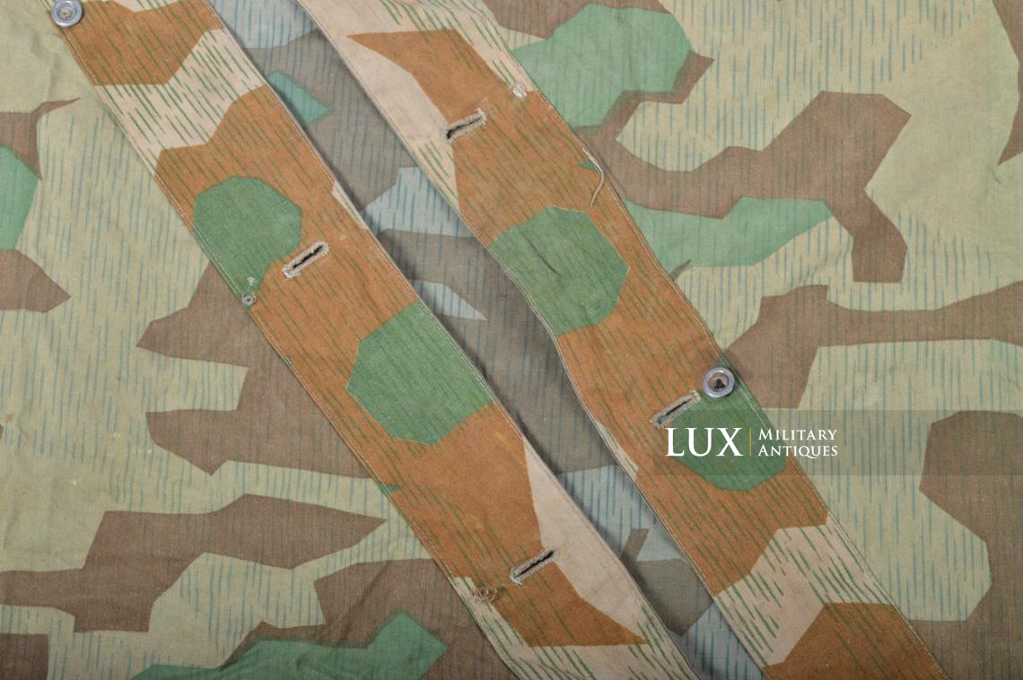 Late-war Heer/Luftwaffe splinter camouflage shelter quarter/poncho - photo 9
