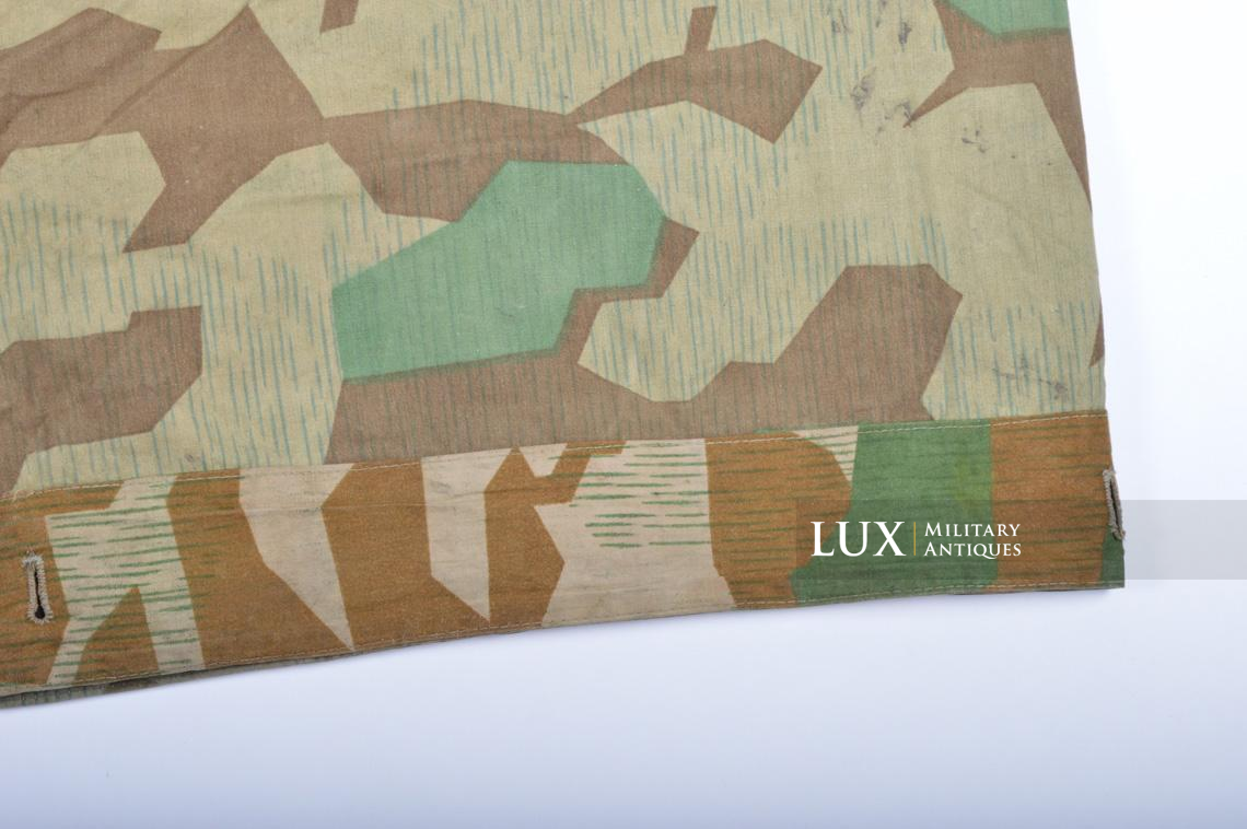 Late-war Heer/Luftwaffe splinter camouflage shelter quarter/poncho - photo 11