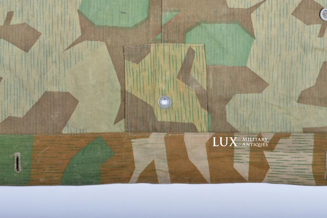 Late-war Heer/Luftwaffe splinter camouflage shelter quarter/poncho - photo 13