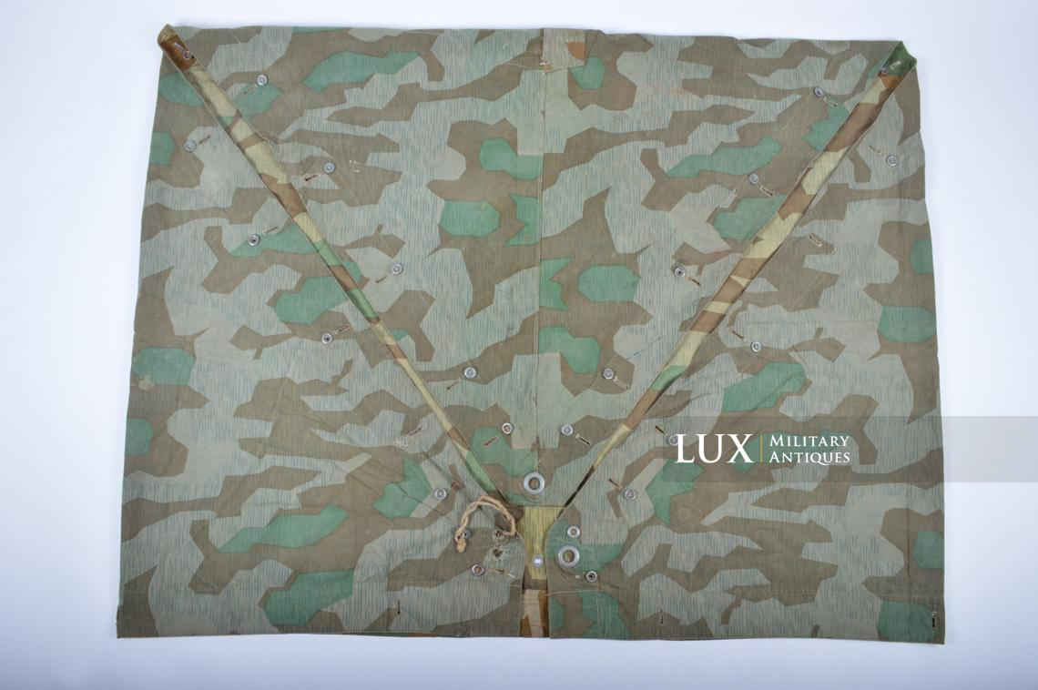 Late-war Heer/Luftwaffe splinter camouflage shelter quarter/poncho - photo 16