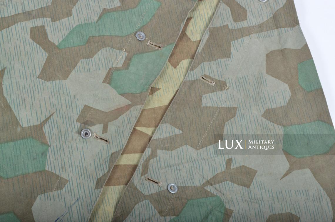 Late-war Heer/Luftwaffe splinter camouflage shelter quarter/poncho - photo 19