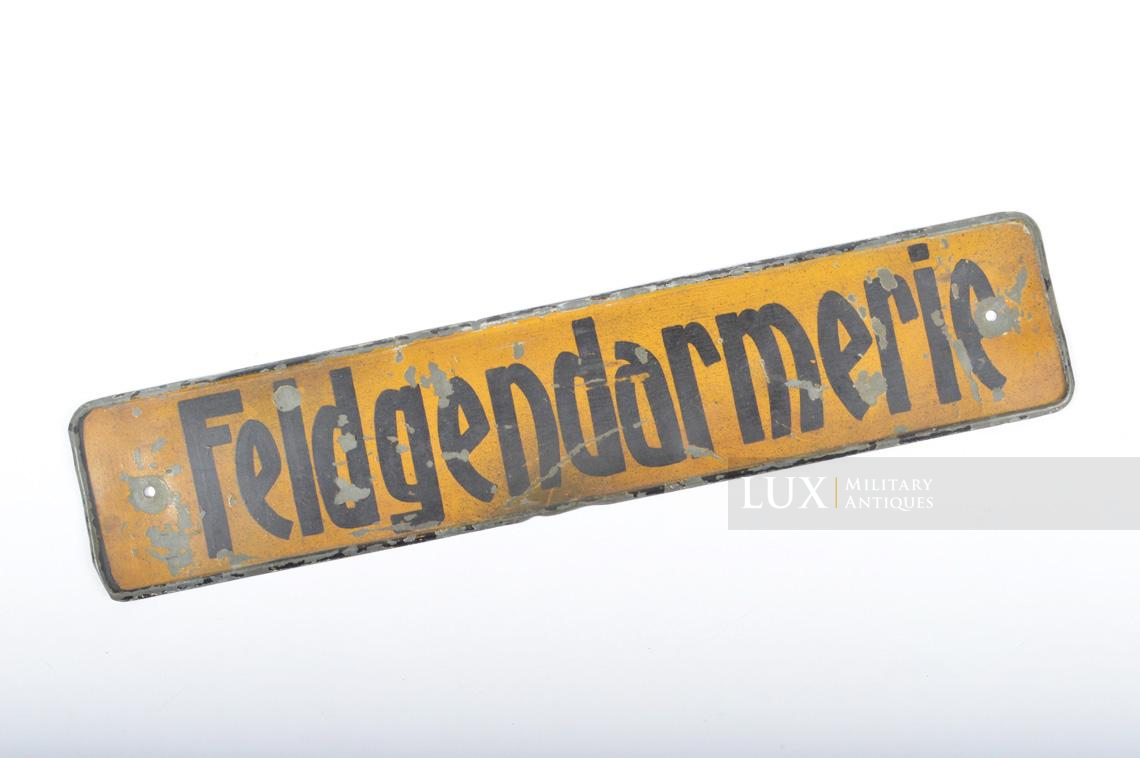 German Feldgendarmerie vehicle license plate - photo 4