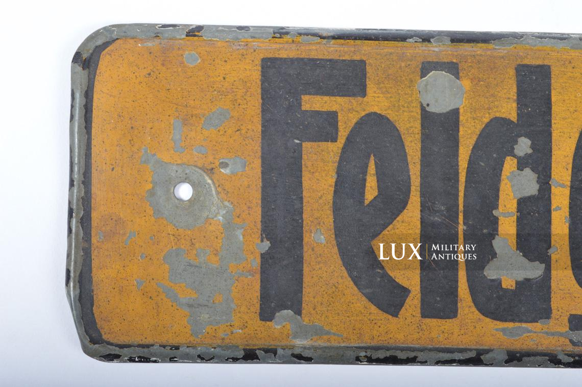 German Feldgendarmerie vehicle license plate - photo 8