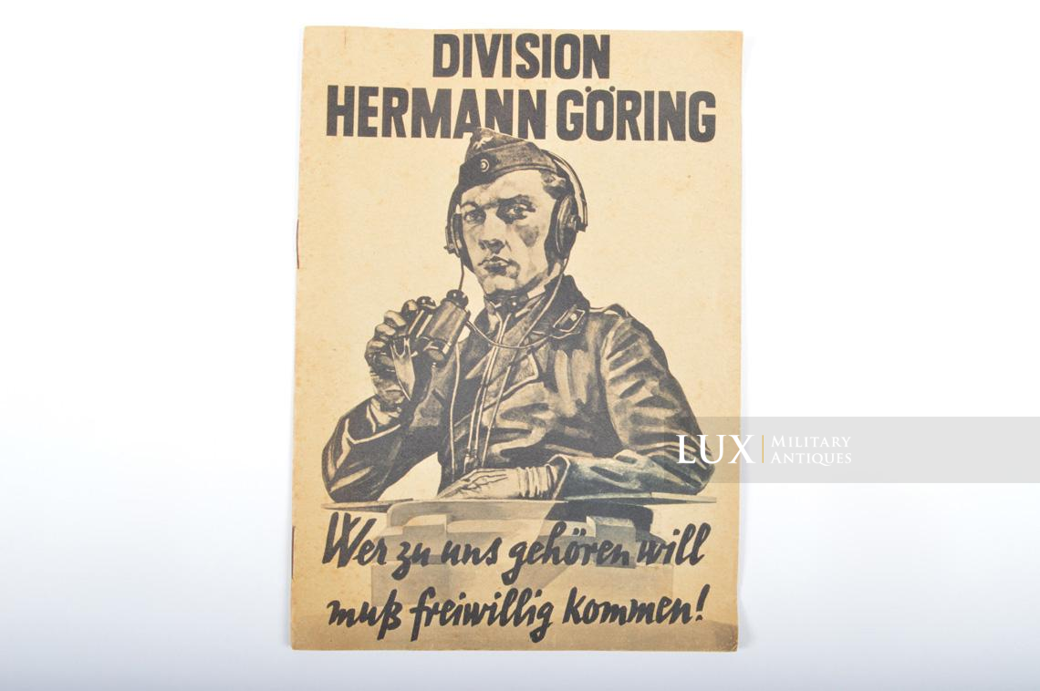 Rare brochure de recrutement pour la division « Hermann Göring » - photo 4