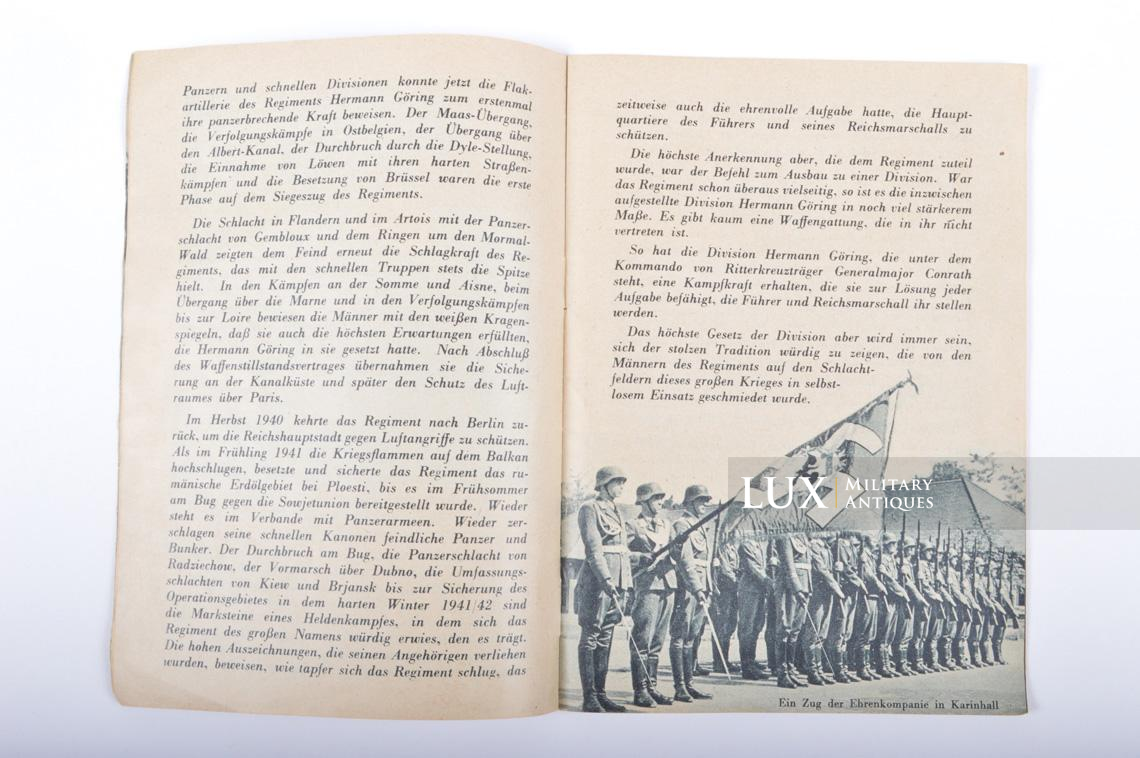 Rare brochure de recrutement pour la division « Hermann Göring » - photo 12
