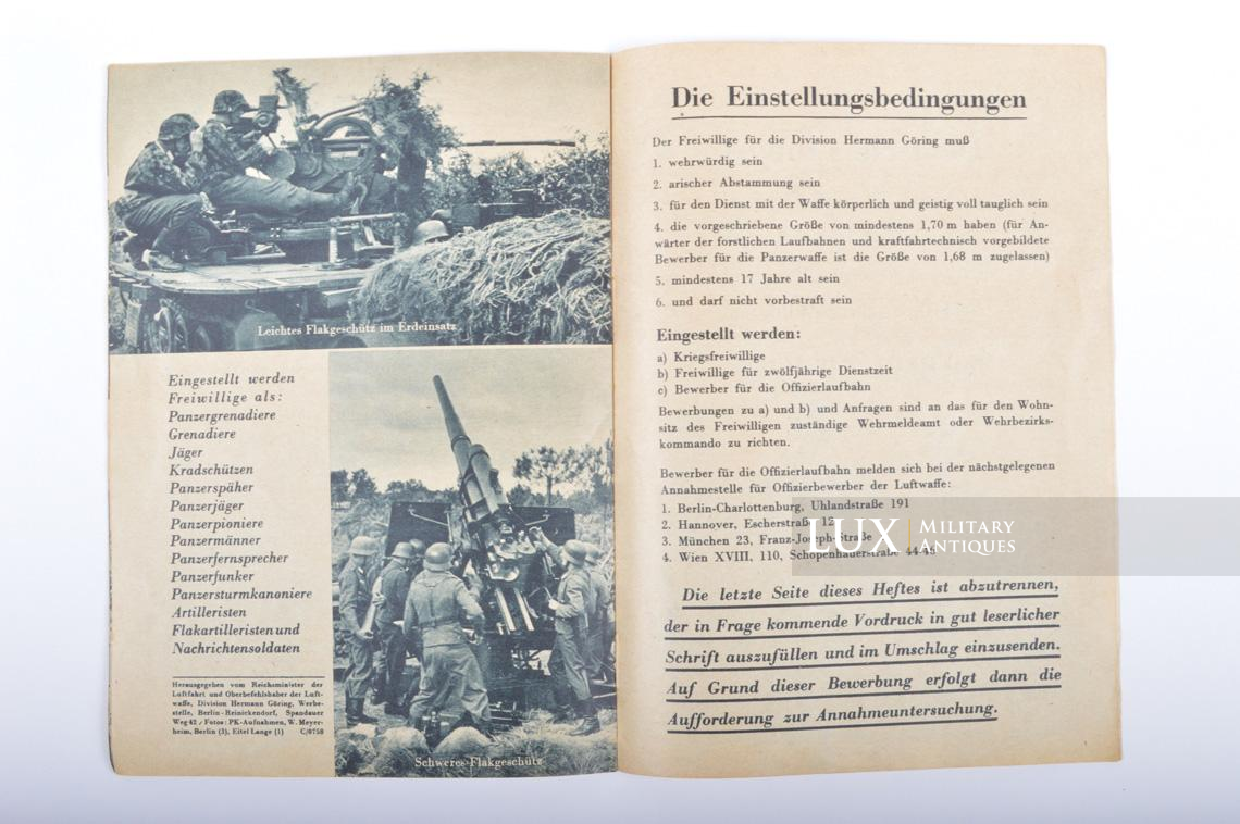 Rare brochure de recrutement pour la division « Hermann Göring » - photo 15