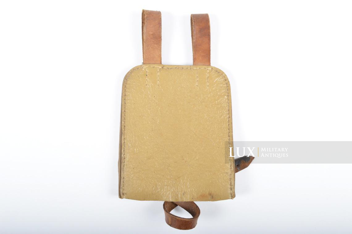 German late-war tan pressed cardboard entrenching tool carrying case, « erg/44 » - photo 12