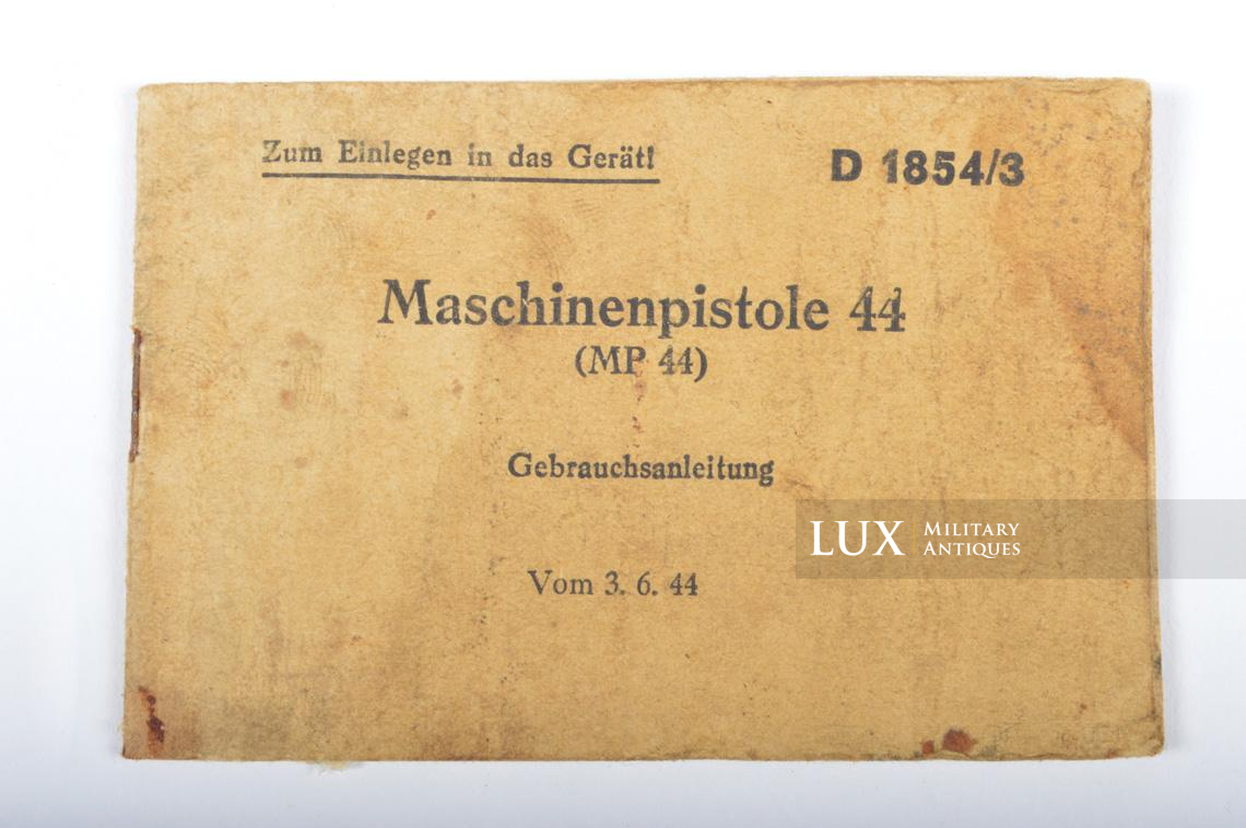 German MP44 weapons information and instructional booklet, « Sturmgewehr » - photo 4