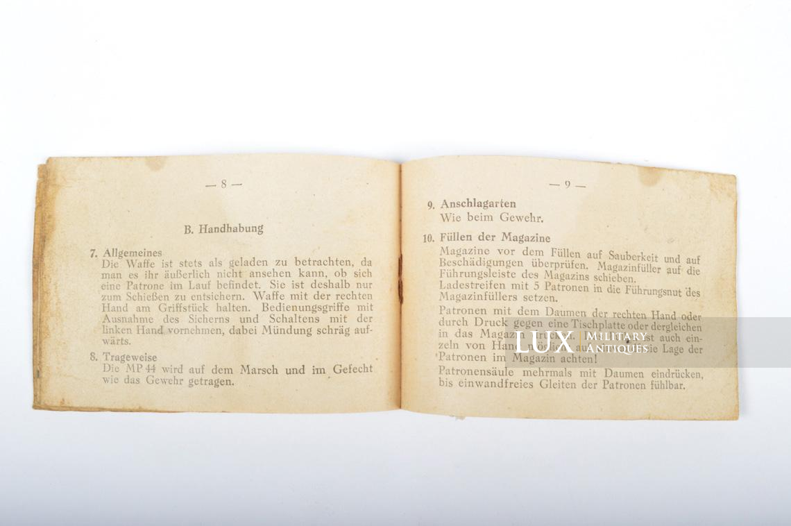 German MP44 weapons information and instructional booklet, « Sturmgewehr » - photo 12