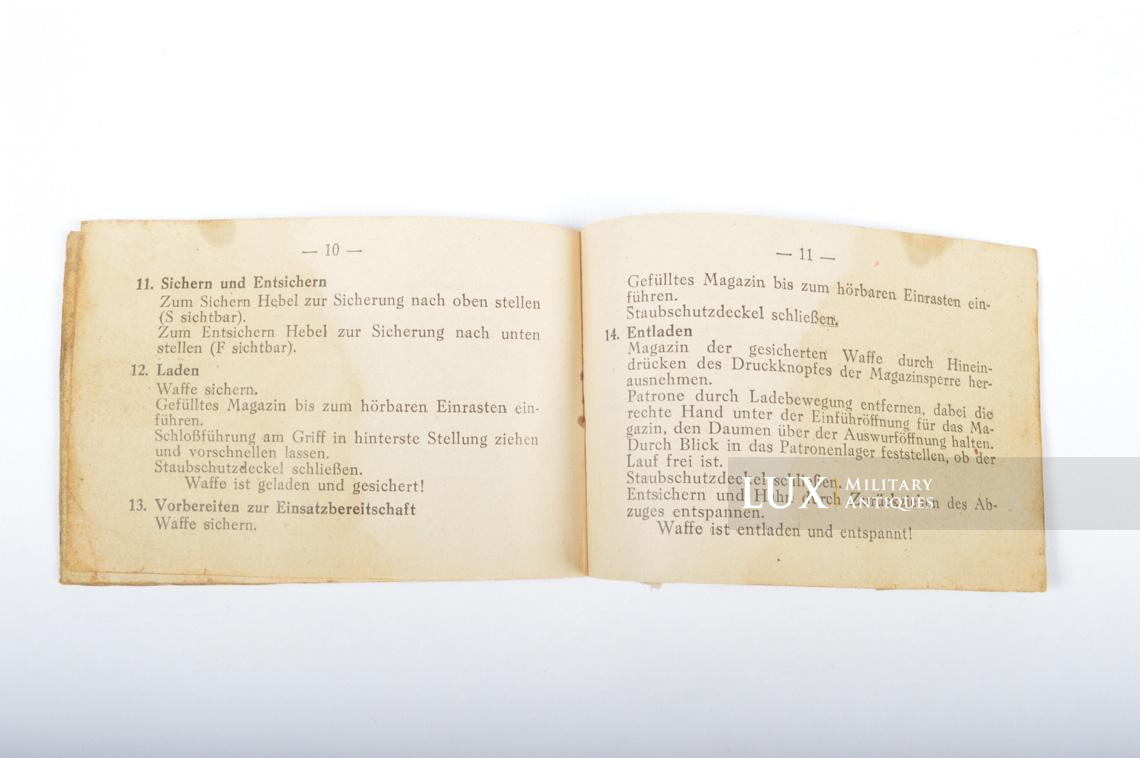 German MP44 weapons information and instructional booklet, « Sturmgewehr » - photo 13