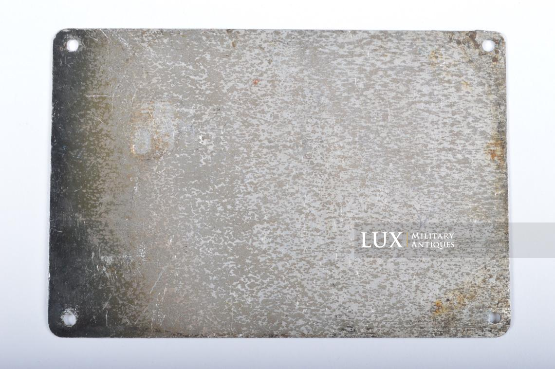 Citroën vehicle ID tag shield, « Typenschild » - photo 9