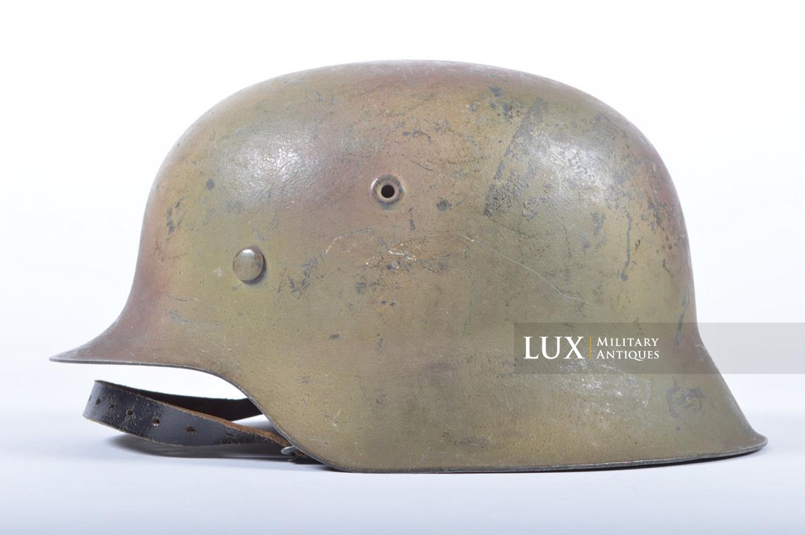 M42 Luftwaffe 3-tone « Normandy » camouflaged helmet - photo 4
